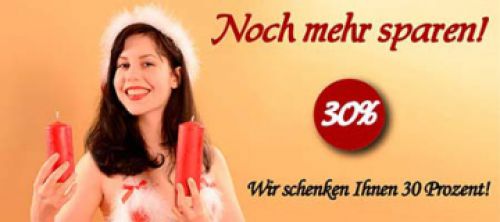 Freitag-Angebote im Dezember - Adventsrabatt von 30 % Freitag-Angebote im Dezember - Adventsrabatt von 30 %